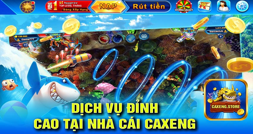 Các dịch vụ đỉnh cao tại nhà cái caxeng