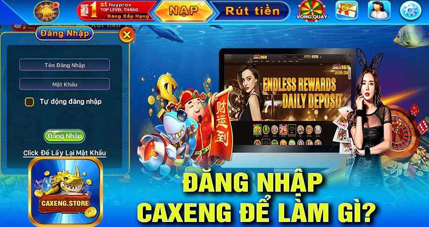 Đăng nhập caxeng để làm gì?