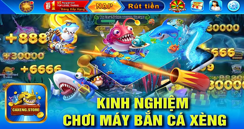 Kinh nghiệm chơi máy bắn cá xèng hiệu quả