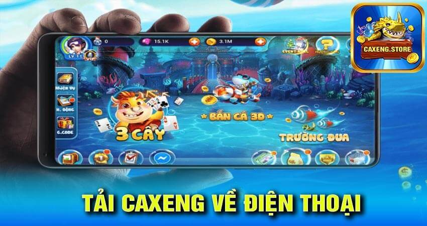 Hướng dẫn tải app caxeng về điện thoại